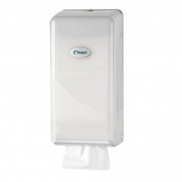 Cleen Pearl Toiletpapierdispenser | Bulkpack | kleur wit