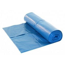 HDPE Afvalzakken 80 x 110 cm (130 ltr) blauw T25 (doos 15 x 20 stuks)