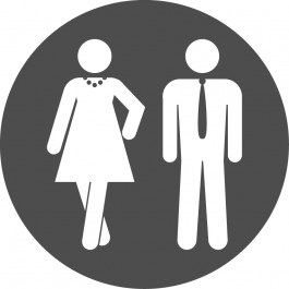 Pictogram Dames & Herentoilet