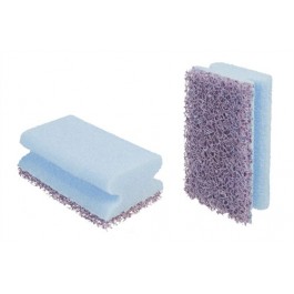 3M Scotch-Brite HACCP Schuursponzen NS2020, kleur paars/blauw (folie 6 stuks)