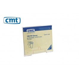 CMT Acryl Wandhouder/Dispenser voor PE tankhandschoenen