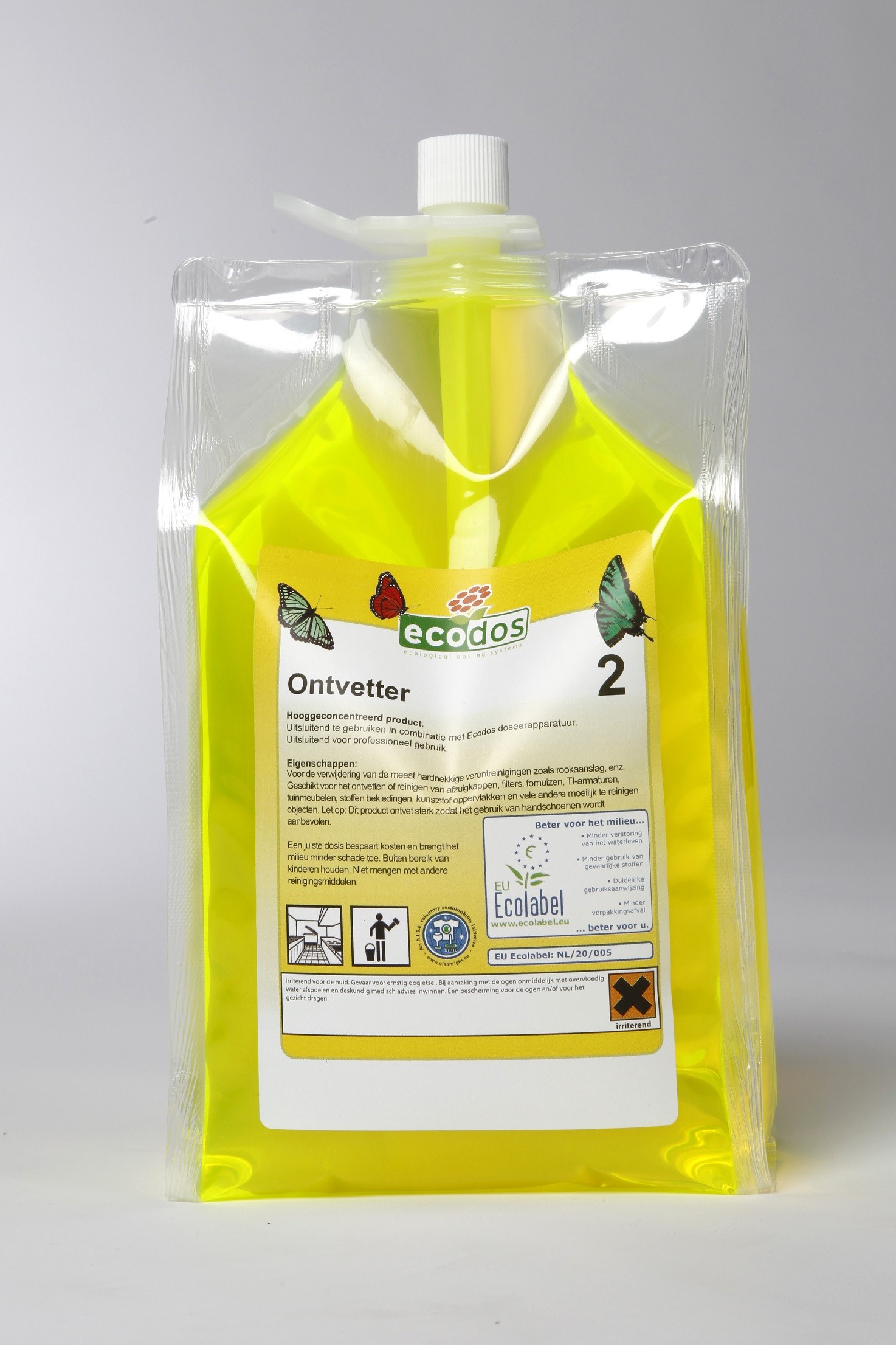 Ecodos Ontvetter (doos 3 x 1,8 ltr)