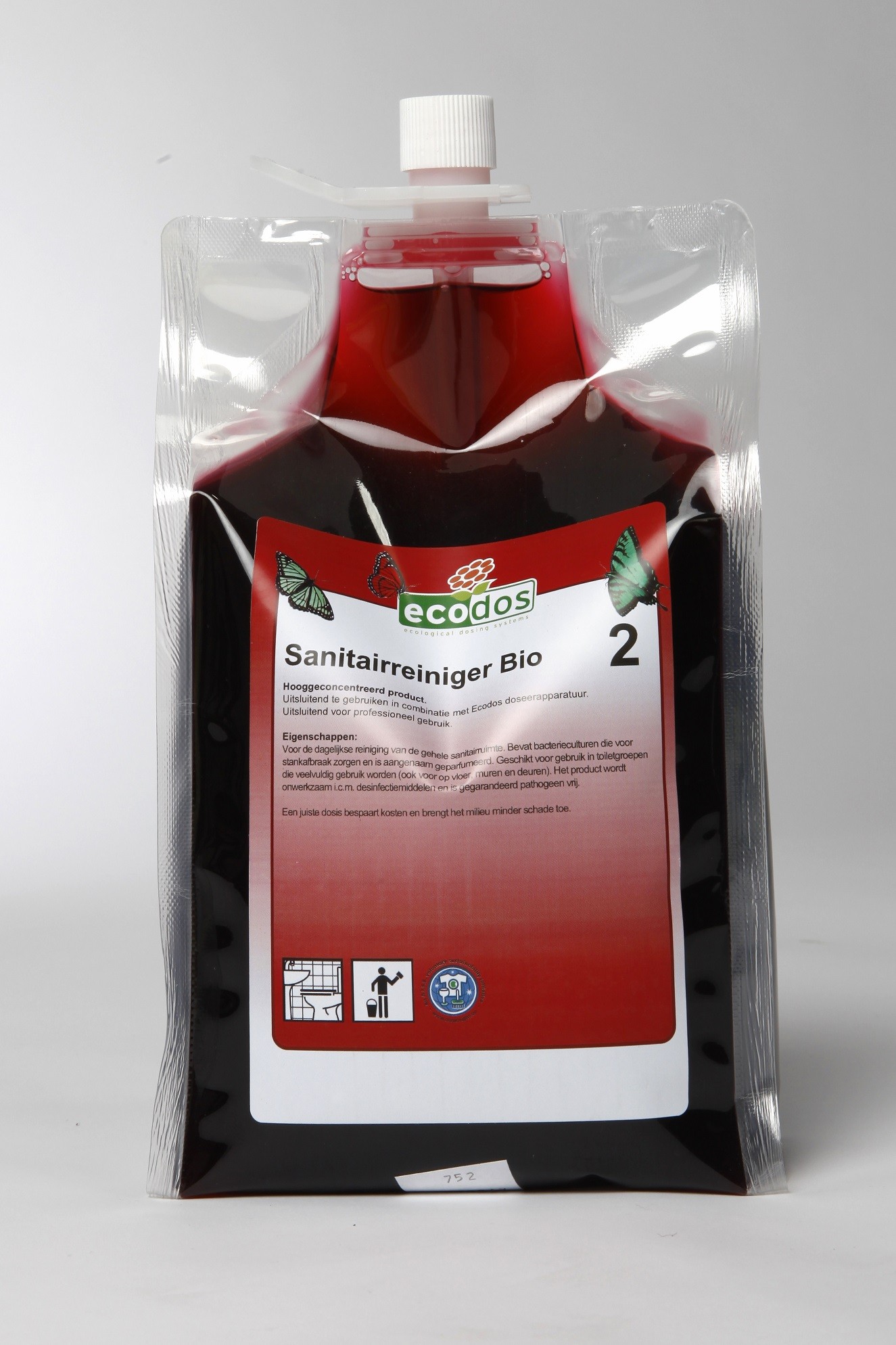 Ecodos Sanitairreiniger Bio (doos 3 x 1,8 ltr)