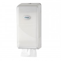Cleen Pearl Toiletpapierdispenser | Bulkpack | kleur wit