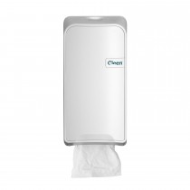 Cleen Quartz Toiletpapierdispenser | Bulkpack | kleur wit