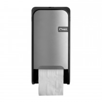 Cleen Quartz Toiletrolhouder | Doprol | kleur zilver/zwart