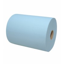 Cleen EcoPaper Comfort Handdoekrollen Mini-Matic, 2-laags, kleur blauw (pak 6 x 165 mtr)