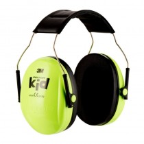 3M Peltor Gehoorkap Kid H510A K met hoofdbeugel, kleur neon groen