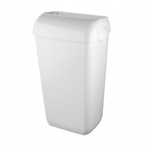 Cleen Quartz Wandafvalbak met inworpdeksel | 23 ltr | kleur wit