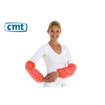 CMT Mouwovertrekken PE 20 my, 20 x 40 cm, kleur rood (doos 20 x 100 stuks)