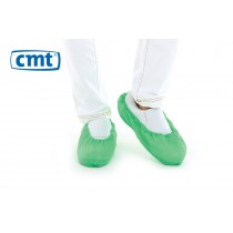 CMT Schoenovertrekken CPE geruwd, kleur groen, maat L (doos 20 x 100 stuks)