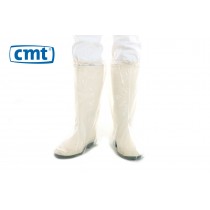 CMT Laarsovertrekken LDPE geruwd, kleur transparant, 70 my, maat universeel (zak 50 stuks)