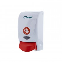 Cleen Wash&Care Zeepdispenser Desinfect | HACCP | Foam | 1000 ml | kleur wit/rood