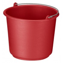 Emmer 12 ltr, kleur rood