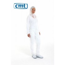 CMT Wegwerp Coverall PP, kleur wit, maten M t/m XXL (doos 50 stuks)-XL