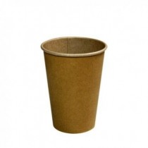 Kartonnen Drinkbeker/Koffiebeker Kraft | inhoud 180 cc (doos 25 x 100 stuks)