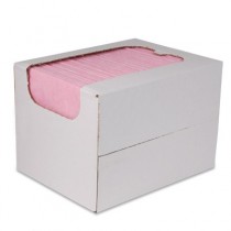 Cleen Sopdoeken 40 x 38 cm, kleur roze, 65 stuks in dispenserdoos