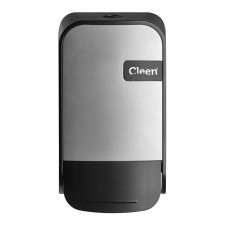 Cleen Quartz Zeepdispenser/Toiletbrilreiniger | Foam | 400 ml | kleur zilver/zwart