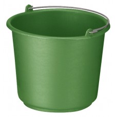 Emmer 12 ltr, kleur groen