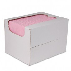 Sopdoeken 140 gr/m², 40 x 38 cm, kleur roze, 50 stuks in dispenserdoos