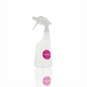 Sop Sprayflacon Desinfectie 600 ml, kleur wit/roze