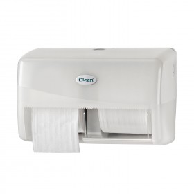 Cleen Pearl Duo-Toiletrolhouder | Coreless | kleur wit