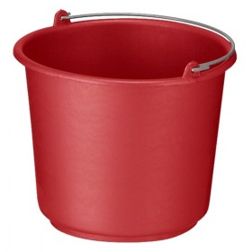 SOP huishoud emmer 12 liter - Met stevig hengsel en dikke bodem, kleur rood