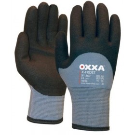 Handschoenen Oxxa X-Frost 51-860 zwart/grijs 