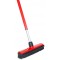 Rubber Bezem 30 cm met wisser lip en telescoopsteel 84-135 cm