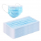 Medical mondmaskers/mondkapjes type II R met oorelastiek, 3-laags, kleur blauw (dispenserdoos 50 stuks)