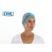 CMT Haarnetjes ClipCap wokkel, kleur blauw, maat L (pak 100 stuks)