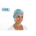 CMT Detecteerbare Haarnetjes ClipCap wokkel, kleur blauw, maat L (doos 10 x 100 stuks)