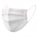 Cleen Civiele Mondkapjes/Mondmaskers type II, 3-laags met oorelastiek, kleur wit (dispenserdoos 50 stuks)