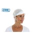 CMT Snood Caps/Pet met klep en haaropvang, PP, kleur wit, 50 cm (doos 10 x 100 stuks)