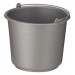 SOP huishoud emmer 12 liter - Met stevig hengsel en dikke bodem, kleur grijs